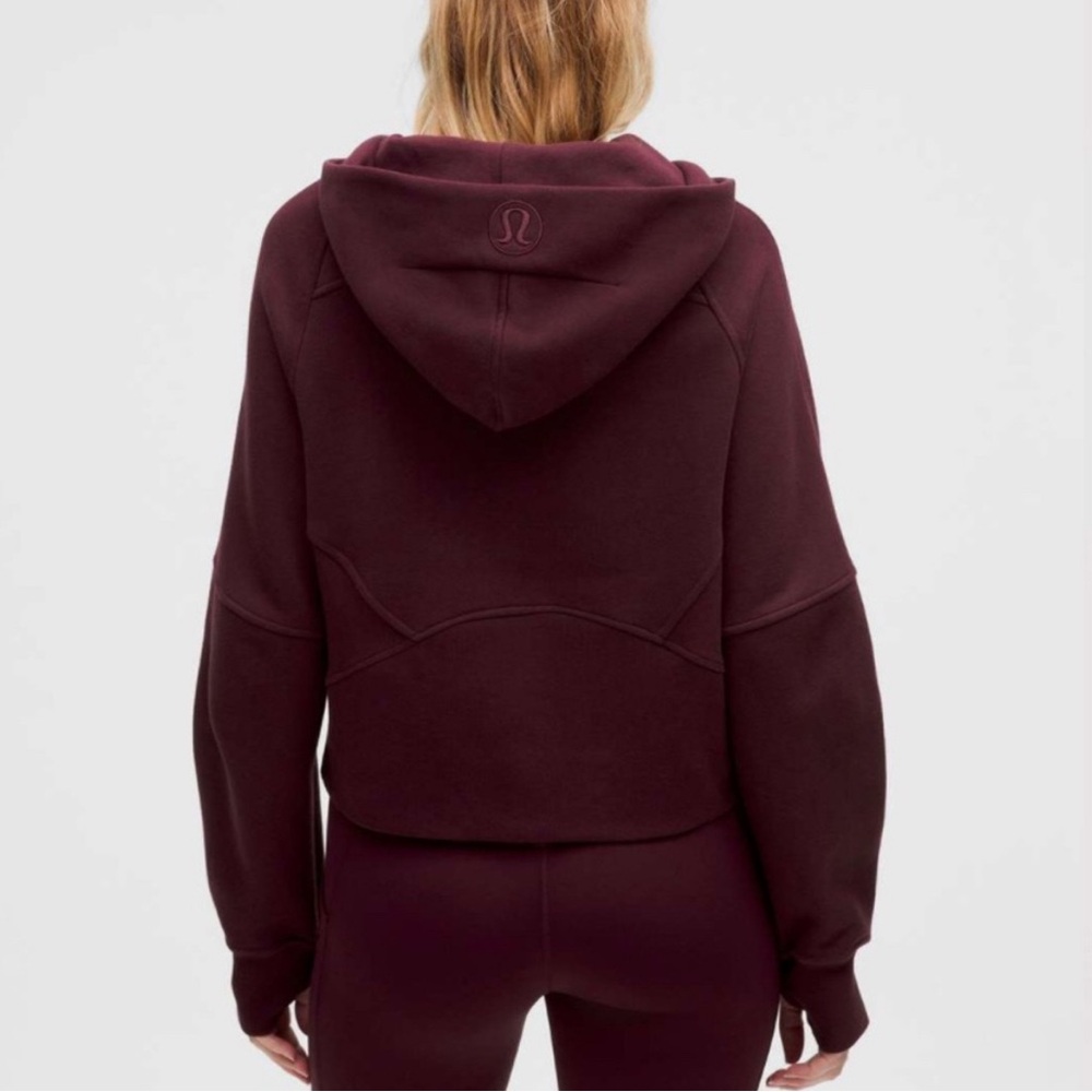 Lululemon Oversized Scuba Full Zip - Garnet